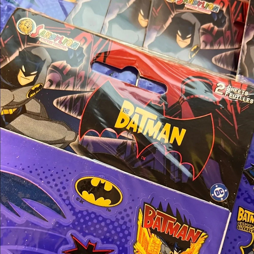 The Batman stickers -Set of 8 - Still Sealed!
